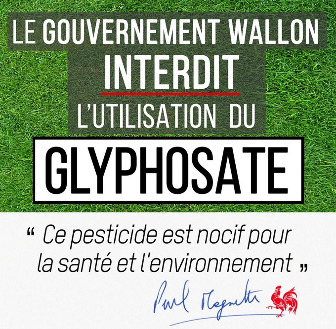 Interdiction du glyphosate par le Gouvernement wallon